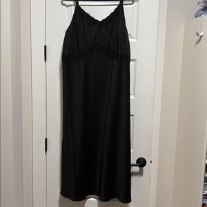 Torrid Elegant Black Slip Dress